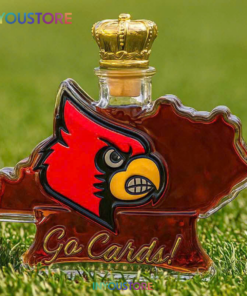 University Of Louisville Cardinals Keychain Luggage Whiskey Bottle