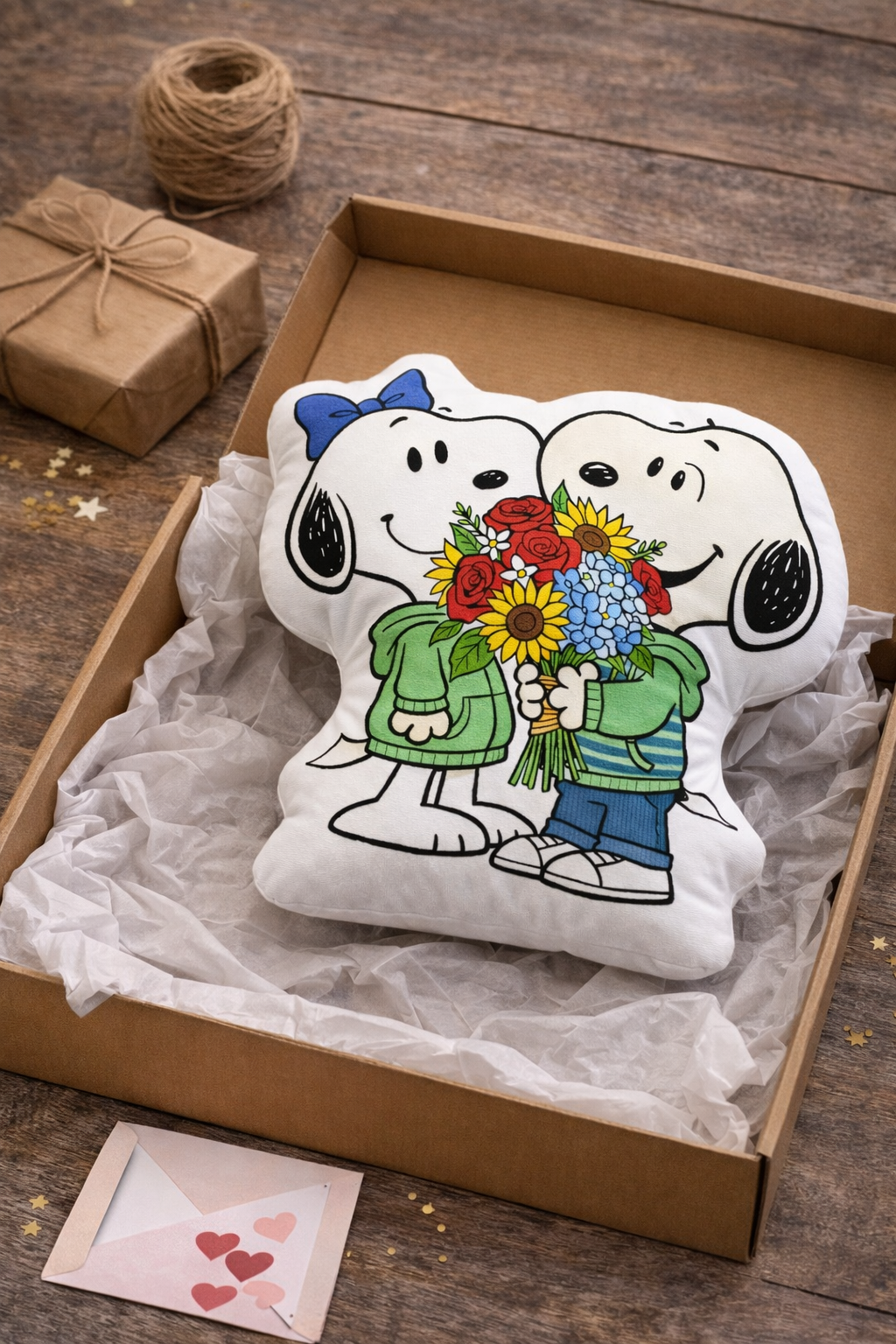 Snoopy Couple Pillow, Valentine'S Day Pillow - Image 3