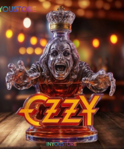 Ozzy Osbourne Iconic Look Whiskey Bottle