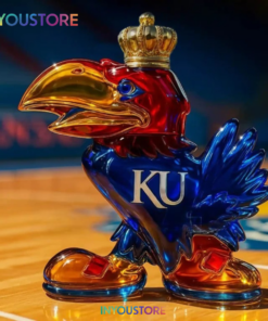 Kansas Jayhawks KU Premium Whiskey Bottle