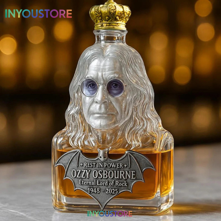 Ozzy Whiskey Bottle Osbourne Rock Singer Shaped Whiskey Glass Decanter