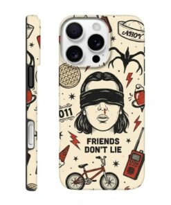 Friends Don&rsquo;t Lie &ndash; Retro Mystery Icons Phone Case