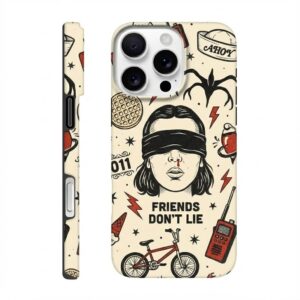Friends Don’t Lie – Retro Mystery Icons Phone Case