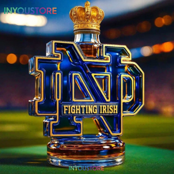 Notre Dame Fighting Irish Whisky Bottle