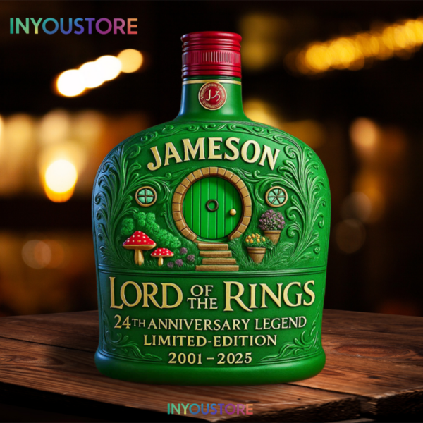 LOTR Lord Of The Rings 24th Anniversary Whiskey Bottle