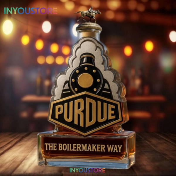 Purdue Boilermaker Limited Edition Whiskey Bottle