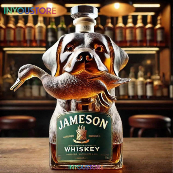 New Whiskey Glass Decanter, Duck Hunting Whiskey Bottle