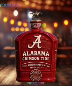 Alabama Crimson Tide 133rd Anniversary 1892-2025 Whiskey Bottle