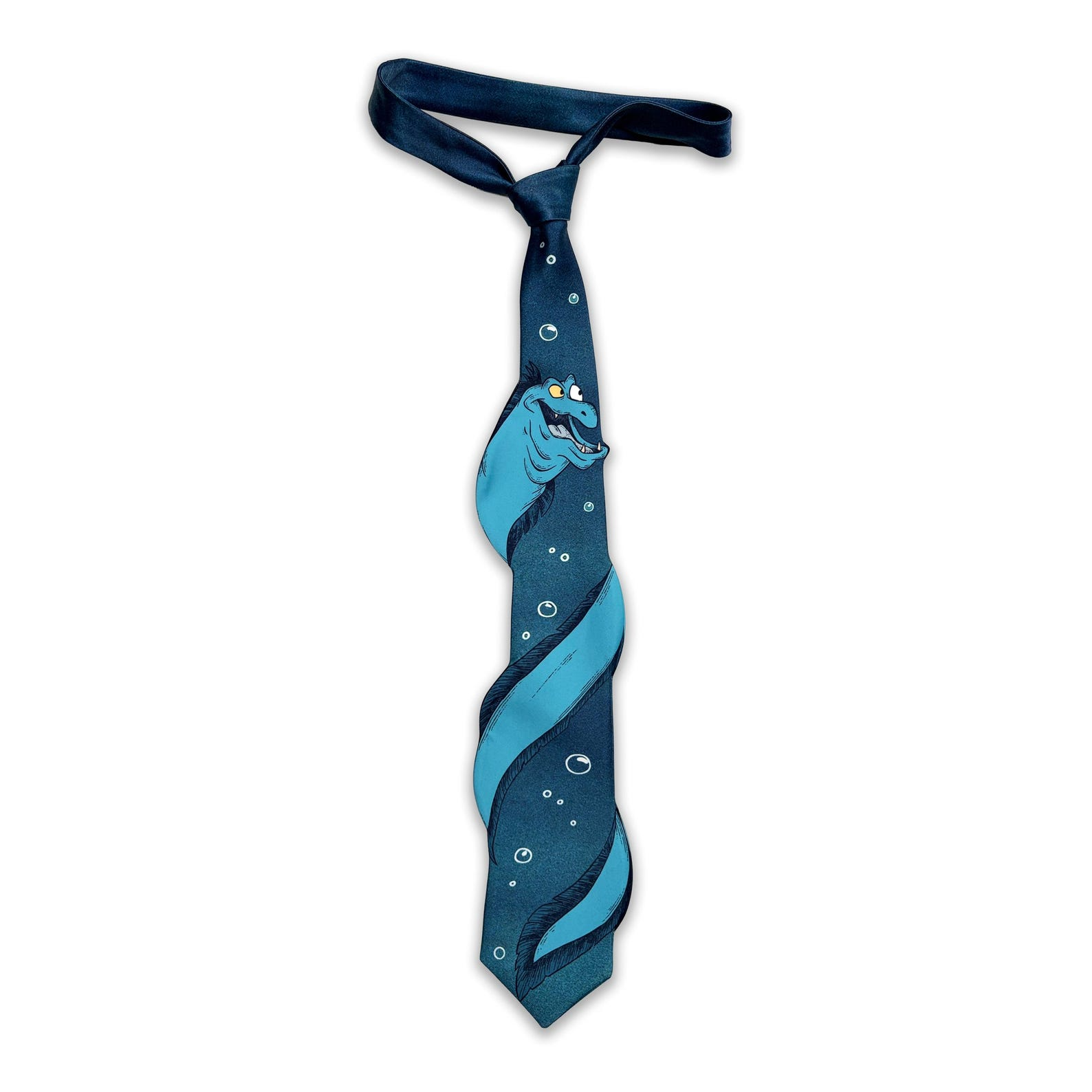 Flotsam & Jetsam Tie 3D Ocean Wave Neck Tie, Vintage Tie, Novelty Tie, Tie Accessories Holiday Gift, Tie Gift, Tie Accessories - Image 2