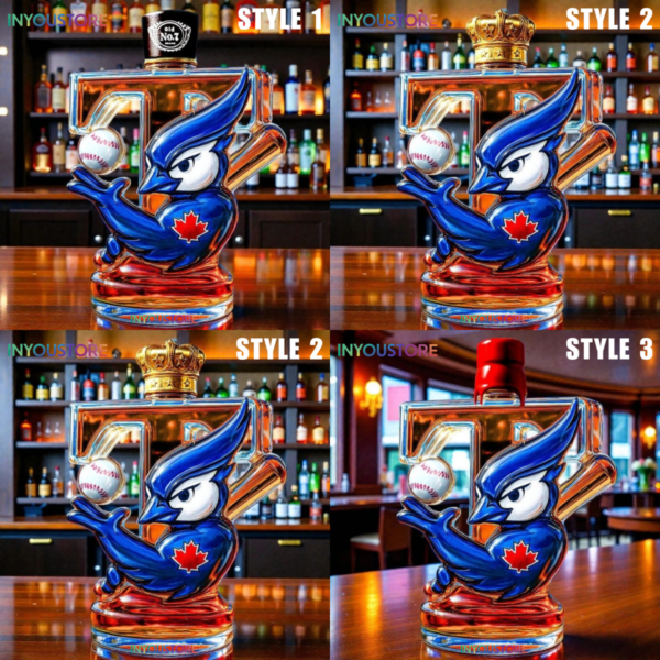 Toronto Blue Jays Baseball Limited Edition Whiskey Bottle