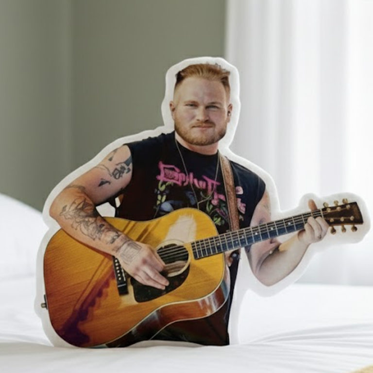 Alternative view of Zach Bryan 2026 With Heaven On Tour Pillow