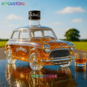 1963 Mini Cooper S Whiskey Bottle