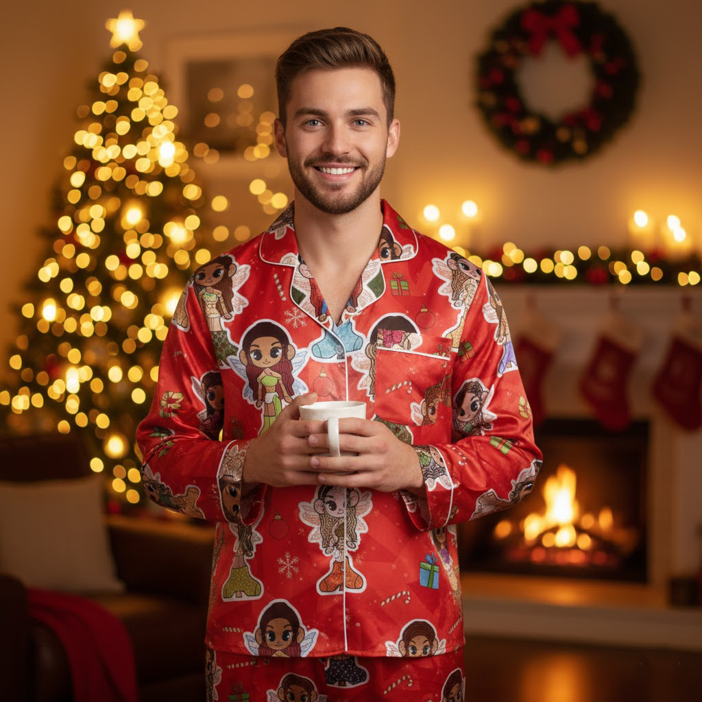 Katseye Christmas Pajama Set, Katseye Girls Xmas PJs - Image 2