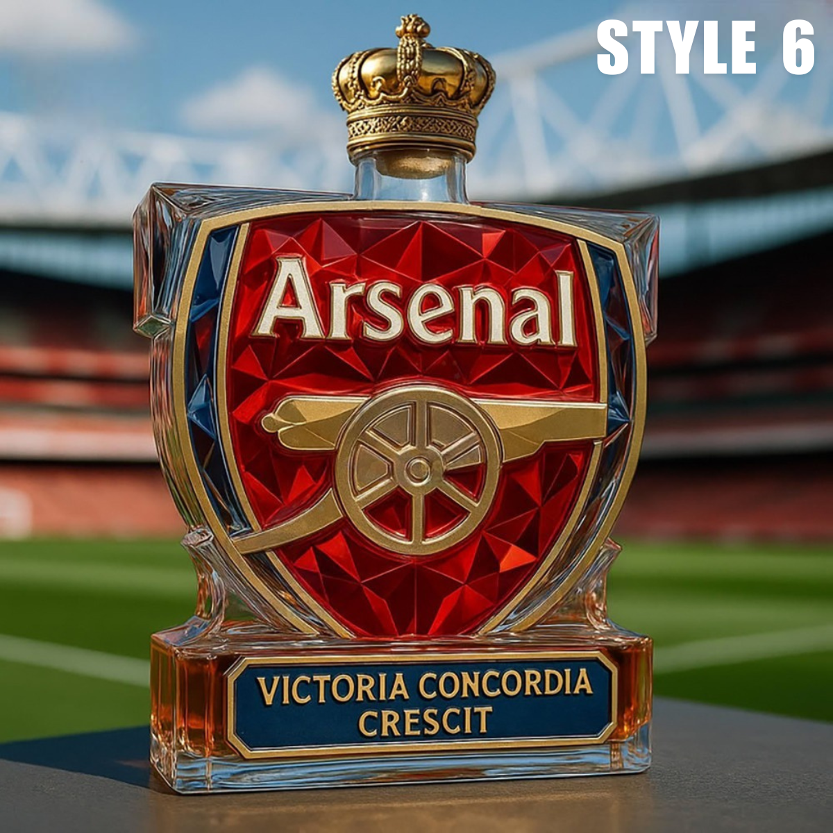 Arsenal Concordia Victoria Concordia Whiskey Bottle - Image 2