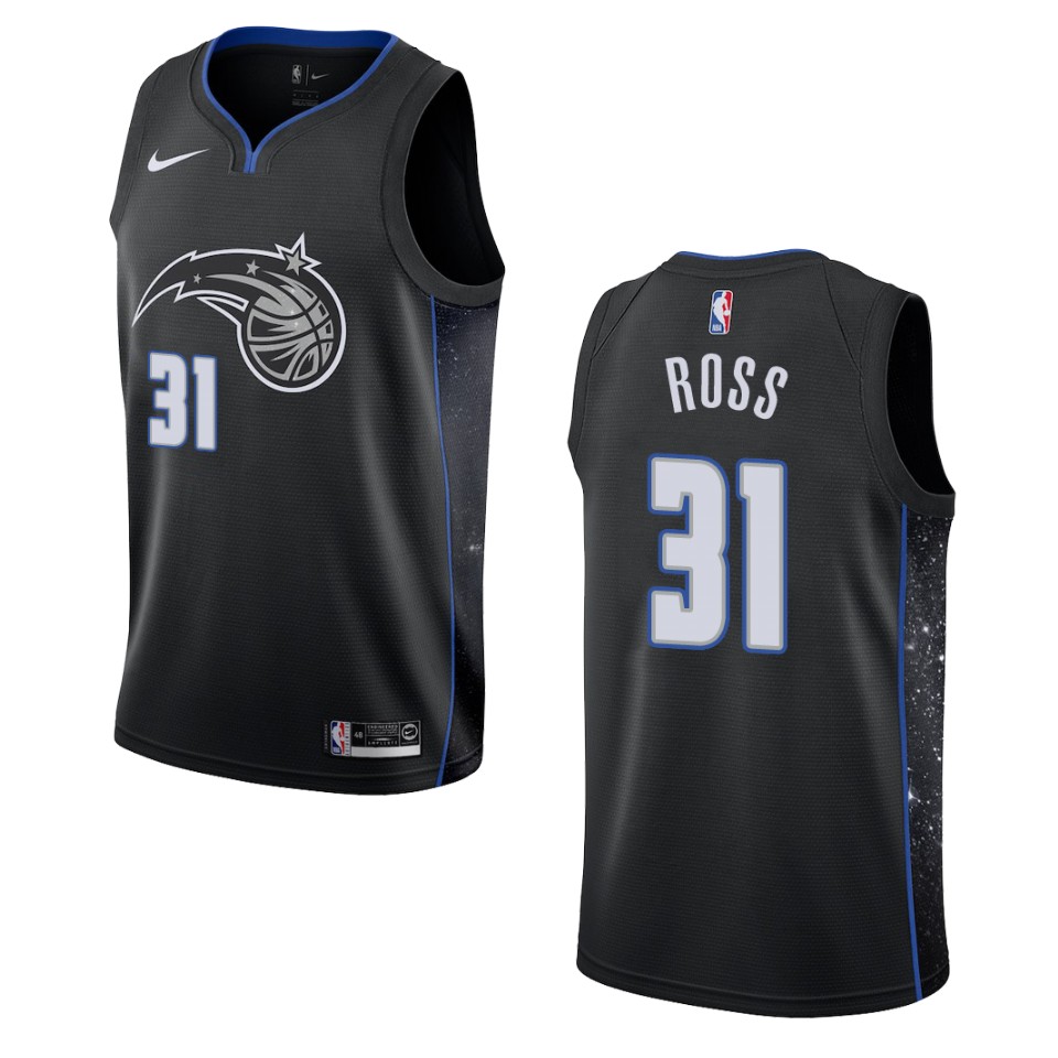 2019-20 Men Orlando Magic #31 Terrence Ross City Edition Swingman Basketball Jersey - Black