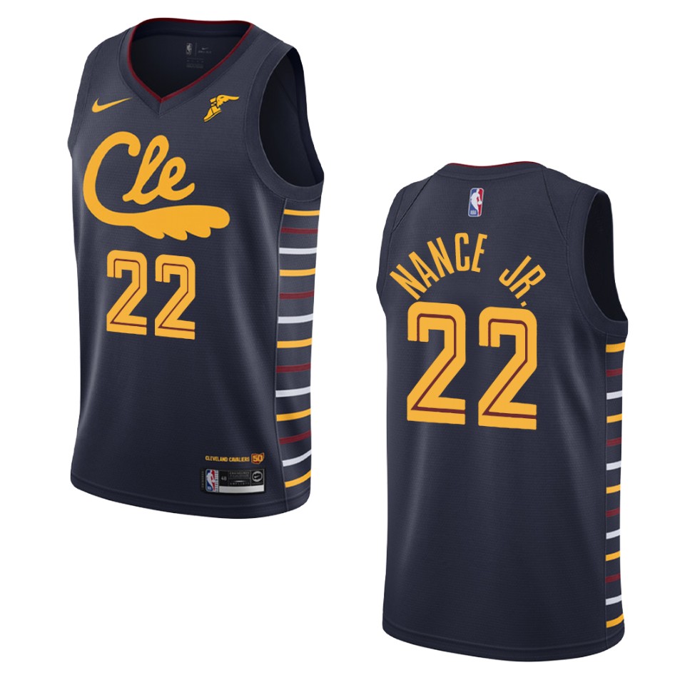 2019-20 Men's Cleveland Cavaliers #22 Larry Nance Jr. City Swingman Basketball Jersey - Navy