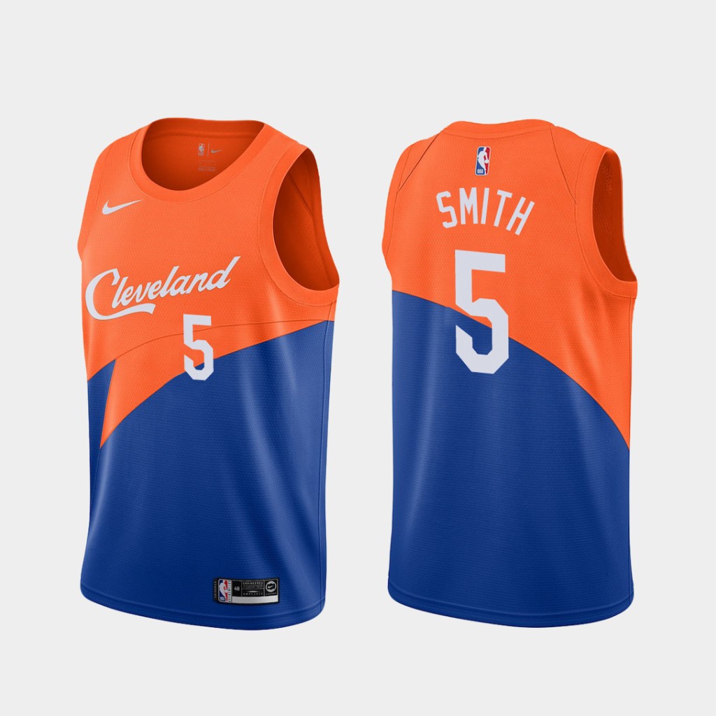 2019-20 Men's Cleveland Cavaliers #5 J.r. Smith City Swingman Basketball Jersey - Blue