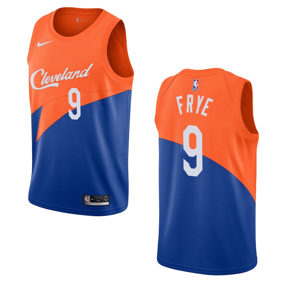 2019-20 Men's Cleveland Cavaliers #9 Channing Frye City Swingman Basketball Jersey - Blue