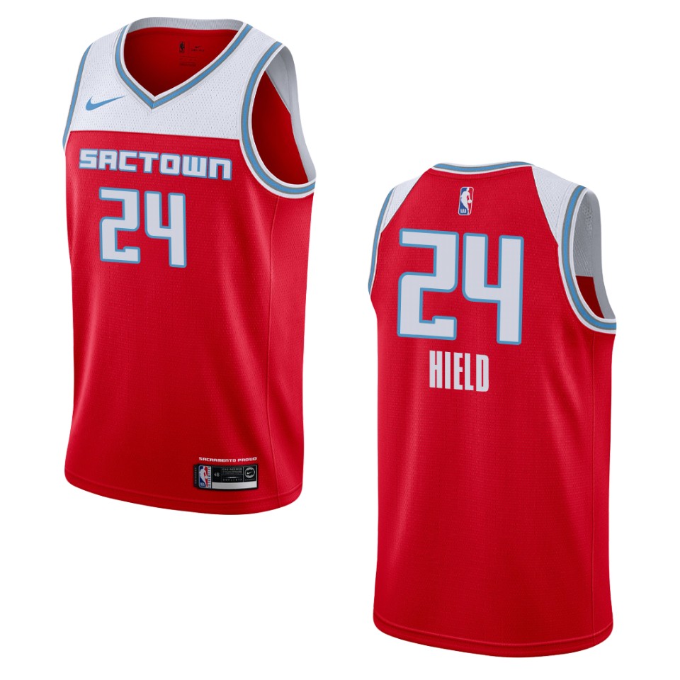 2019-20 Men's Sacramento Kings #24 Buddy Hield City Swingman Basketball Jersey - Red