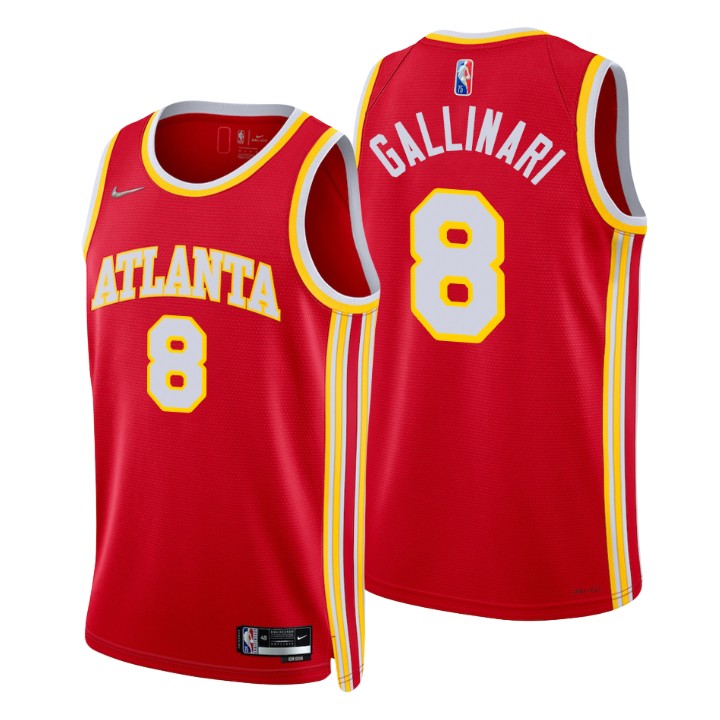 2021-22 Atlanta Hawks Danilo Gallinari Icon 75th Anniversary Jersey