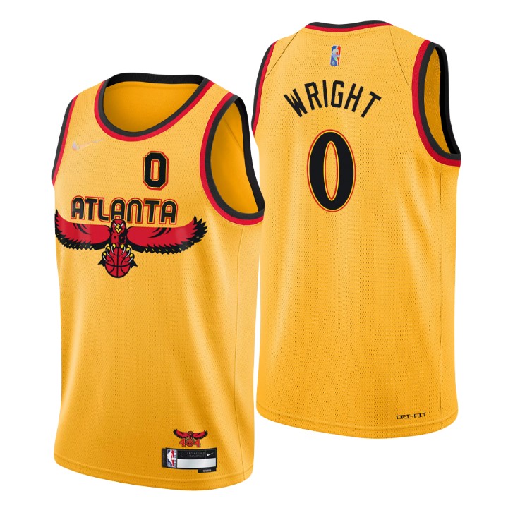 2021-22 Atlanta Hawks Delon Wright City 75th Anniversary Jersey