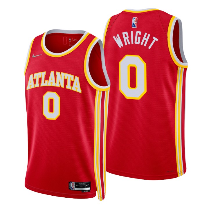 2021-22 Atlanta Hawks Delon Wright Icon 75th Anniversary Jersey