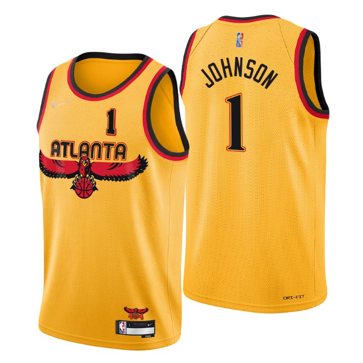 2021-22 Atlanta Hawks Jalen Johnson City 75th Anniversary Basketball Jersey