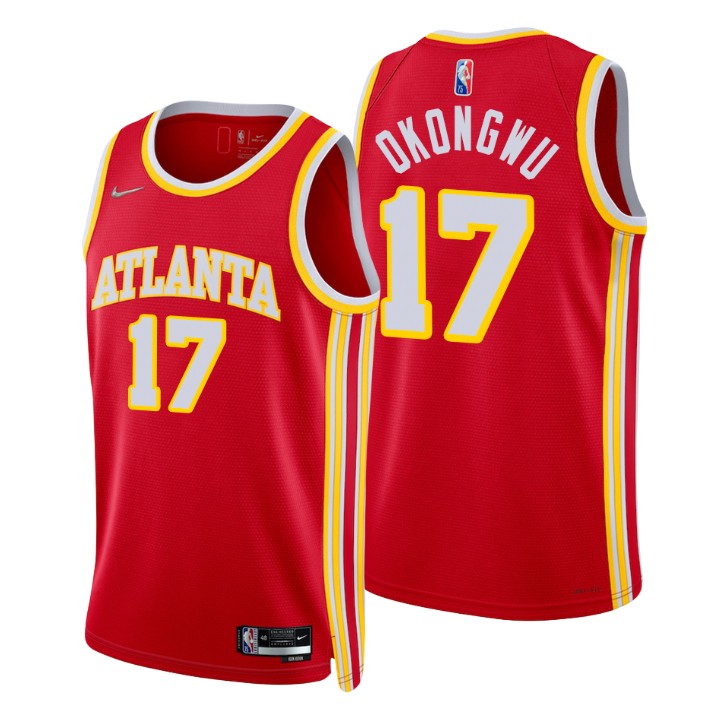 2021-22 Atlanta Hawks Onyeka Okongwu Icon 75th Anniversary Basketball Jersey