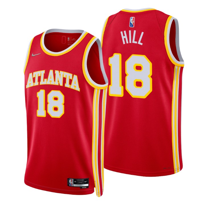 2021-22 Atlanta Hawks Solomon Hill Icon 75th Anniversary Basketball Jersey
