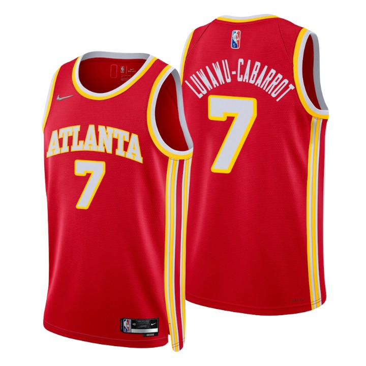 2021-22 Atlanta Hawks Timothe Luwawu-cabarrot Icon 75th Anniversary Basketball Jersey