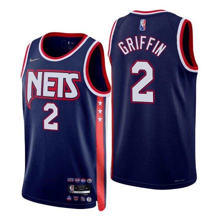 2021-22 Brooklyn Nets Blake Griffin City 75th Anniversary Basketball Jersey