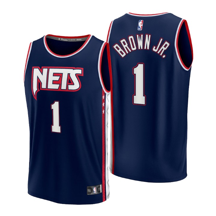 2021-22 Brooklyn Nets Bruce Brown Jr. Replica Basketball Jersey City