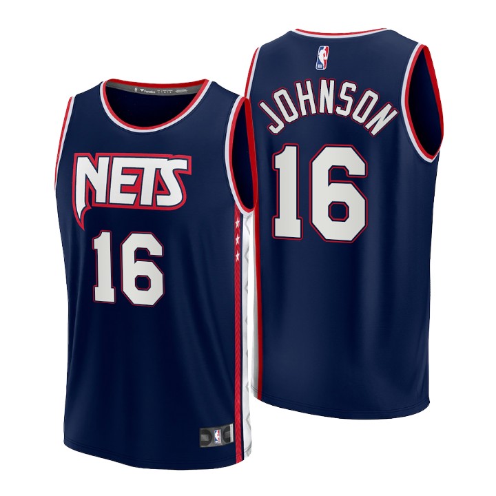 2021-22 Brooklyn Nets James Johnson Replica Basketball Jersey City