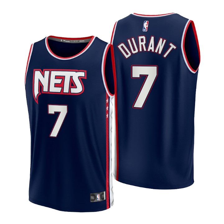 2021-22 Brooklyn Nets Kevin Durant Replica Basketball Jersey City