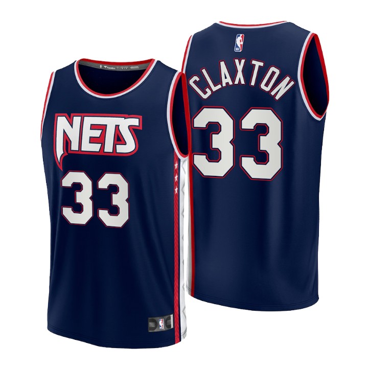 2021-22 Brooklyn Nets Nicolas Claxton Replica Basketball Jersey City