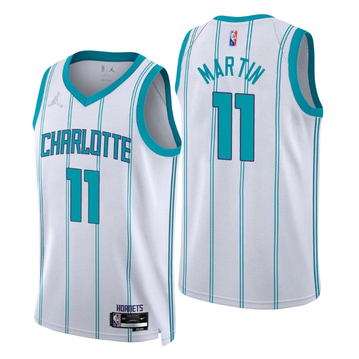 2021-22 Charlotte Hornets Cody Martin Association 75th Anniversary Basketball Jersey