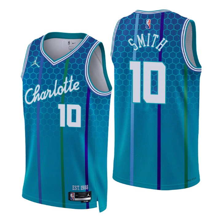 2021-22 Charlotte Hornets Ish Smith City 75th Anniversary Basketball Jersey