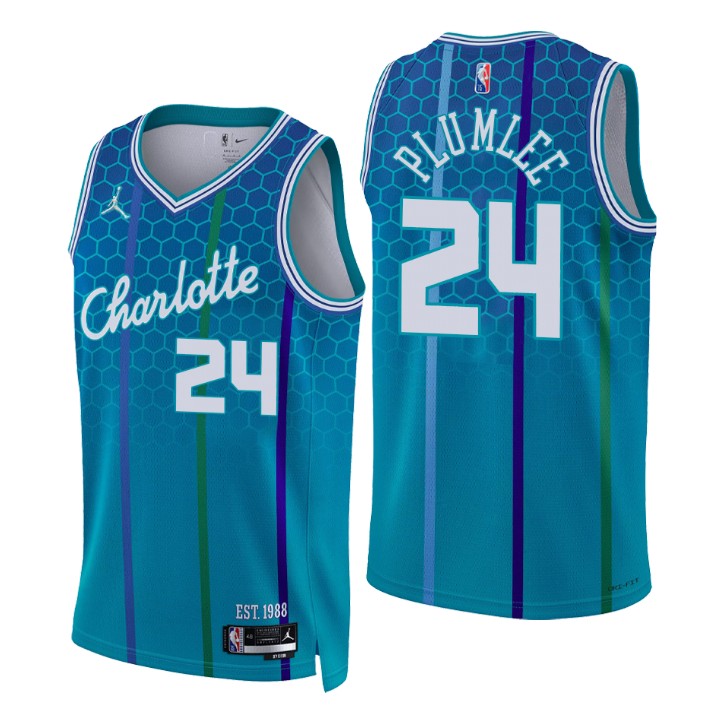 2021-22 Charlotte Hornets Mason Plumlee City 75th Anniversary Basketball Jersey