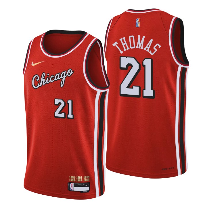 2021-22 Chicago Bulls Matt Thomas City 75th Anniversary Basketball Jersey