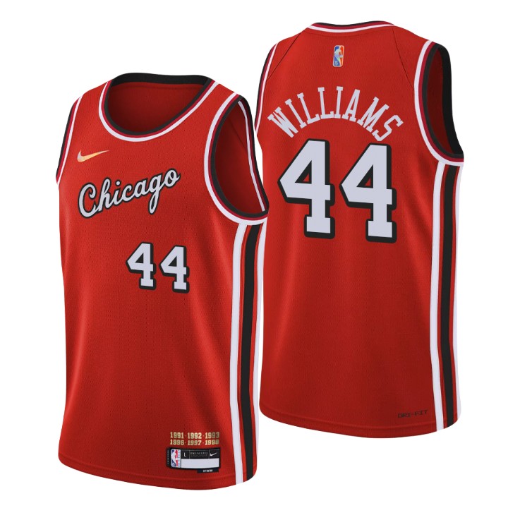 2021-22 Chicago Bulls Patrick Williams City 75th Anniversary Basketball Jersey