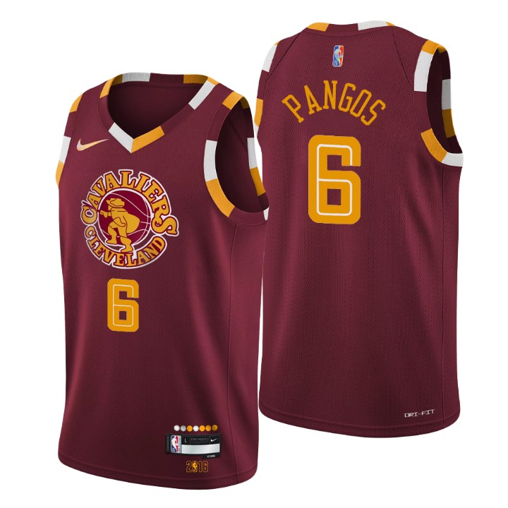 2021-22 Cleveland Cavaliers Kevin Pangos City 75th Anniversary Basketball Jersey