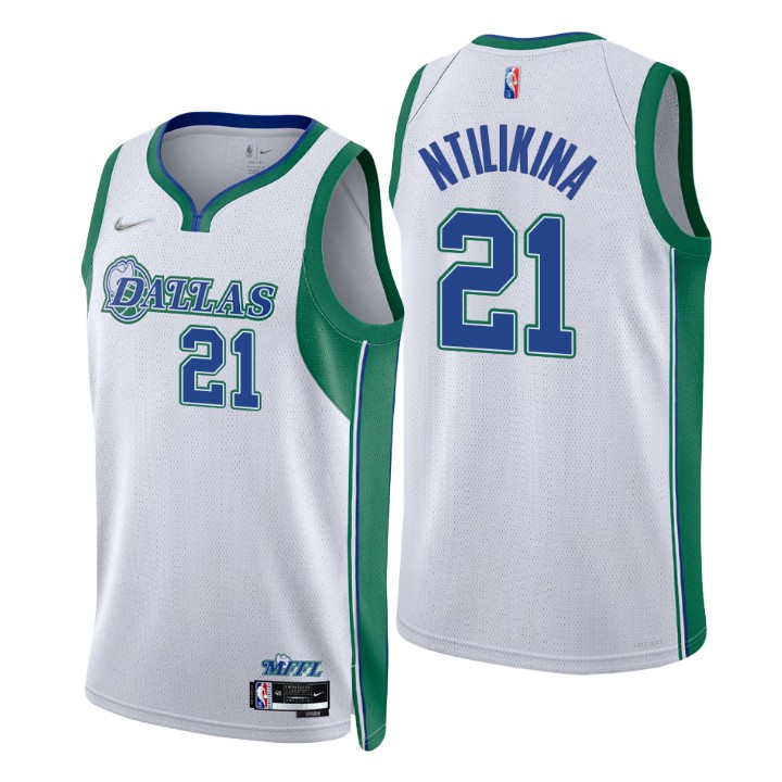2021-22 Dallas Mavericks Frank Ntilikina City 75th Anniversary Basketball Jersey