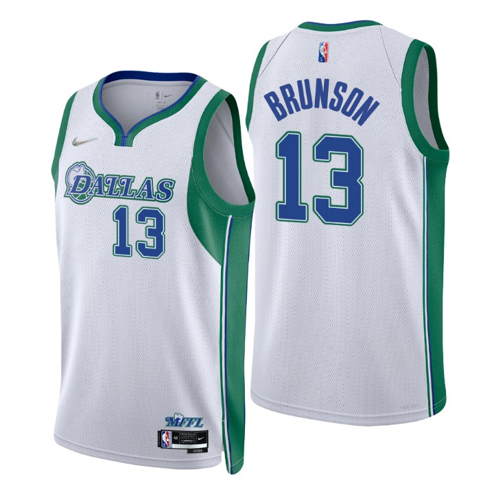 2021-22 Dallas Mavericks Jalen Brunson City 75th Anniversary Basketball Jersey