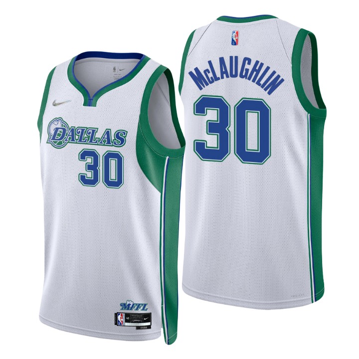 2021-22 Dallas Mavericks Jaquori Mclaughlin City 75th Anniversary Basketball Jersey