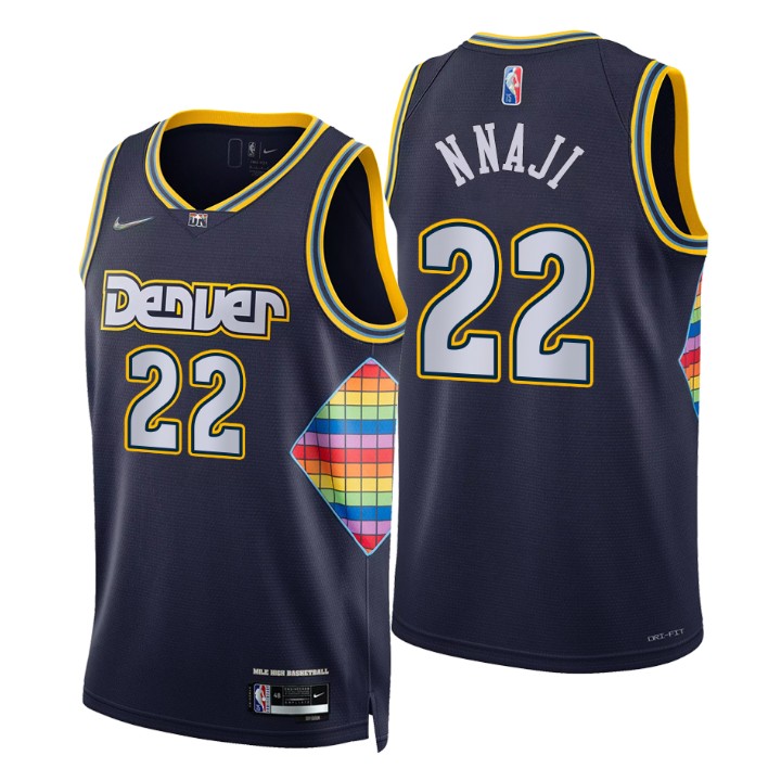 2021-22 Denver Nuggets Zeke Nnaji City 75th Anniversary Jersey