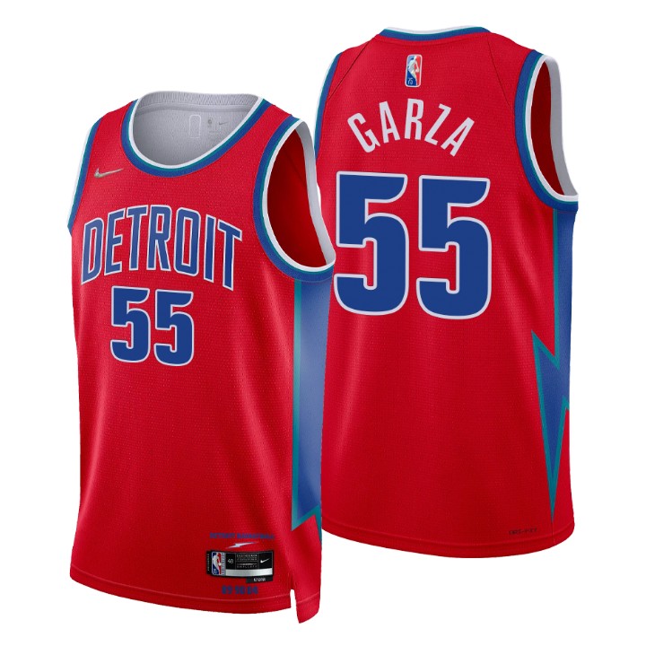 2021-22 Detroit Pistons Luka Garza City 75th Anniversary Jersey
