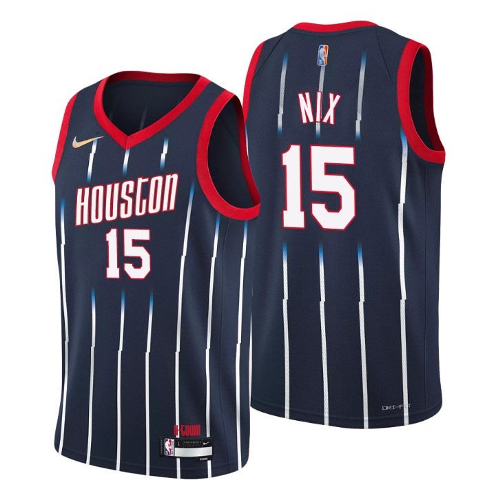 2021-22 Houston Rockets Daishen Nix City 75th Anniversary Basketball Jersey