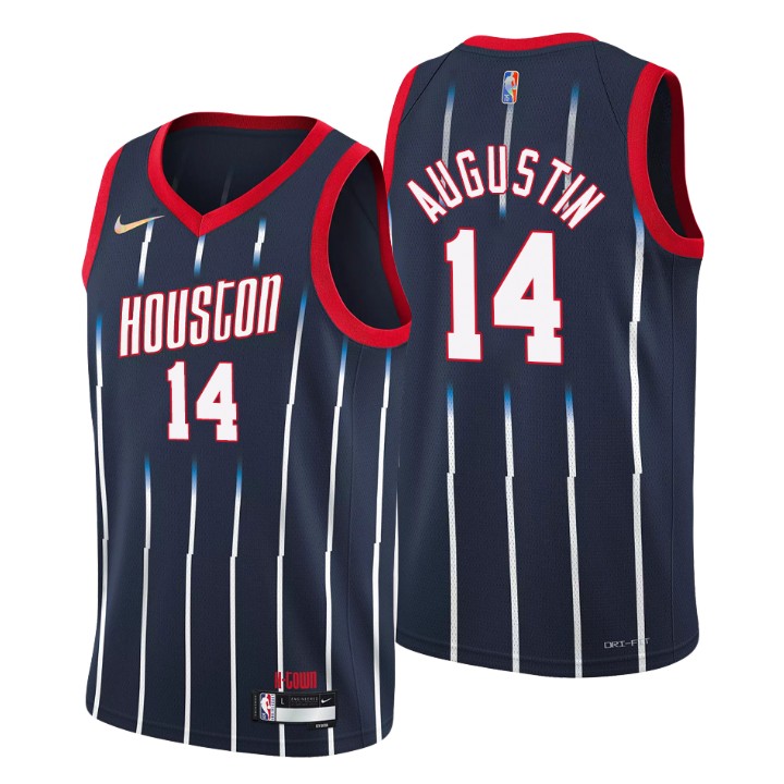 2021-22 Houston Rockets D.j. Augustin City 75th Anniversary Basketball Jersey