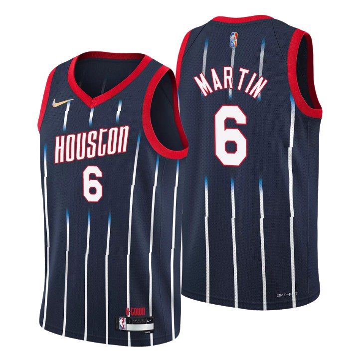 2021-22 Houston Rockets Kenyon Martin Jr. City 75th Anniversary Jersey
