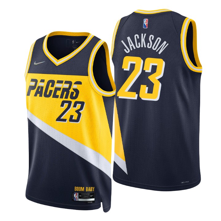 2021-22 Indiana Pacers Isaiah Jackson City 75th Anniversary Basketball Jersey